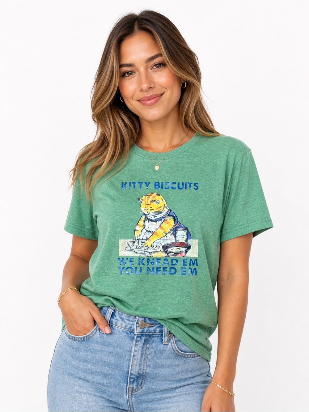 SHEIN “Kitty Biscuits” Tee